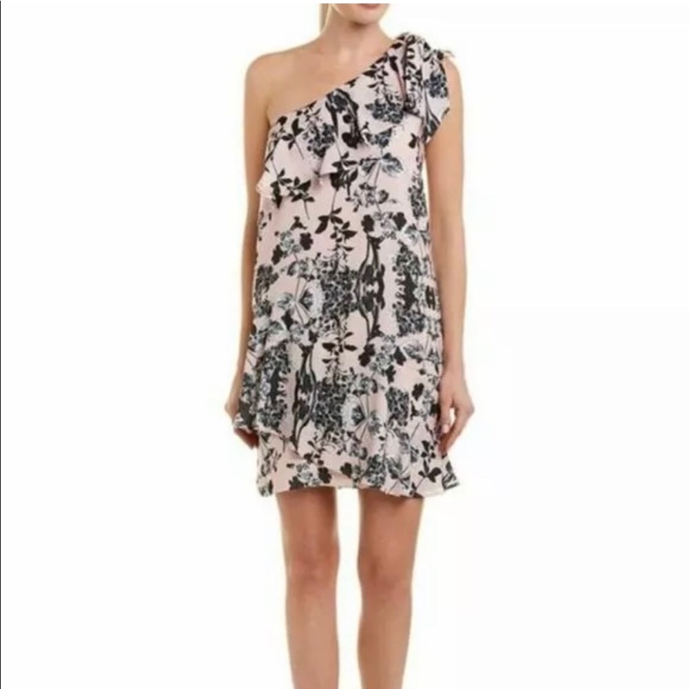 New w/Tags Stunning one-shoulder Parker dress XS - Picture 1 of 6